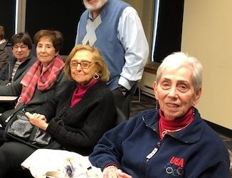 Photo: Rabbi Nesson With Attendees Of His Our Jewish World Class